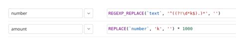 Below are the content. . Regex nothing before